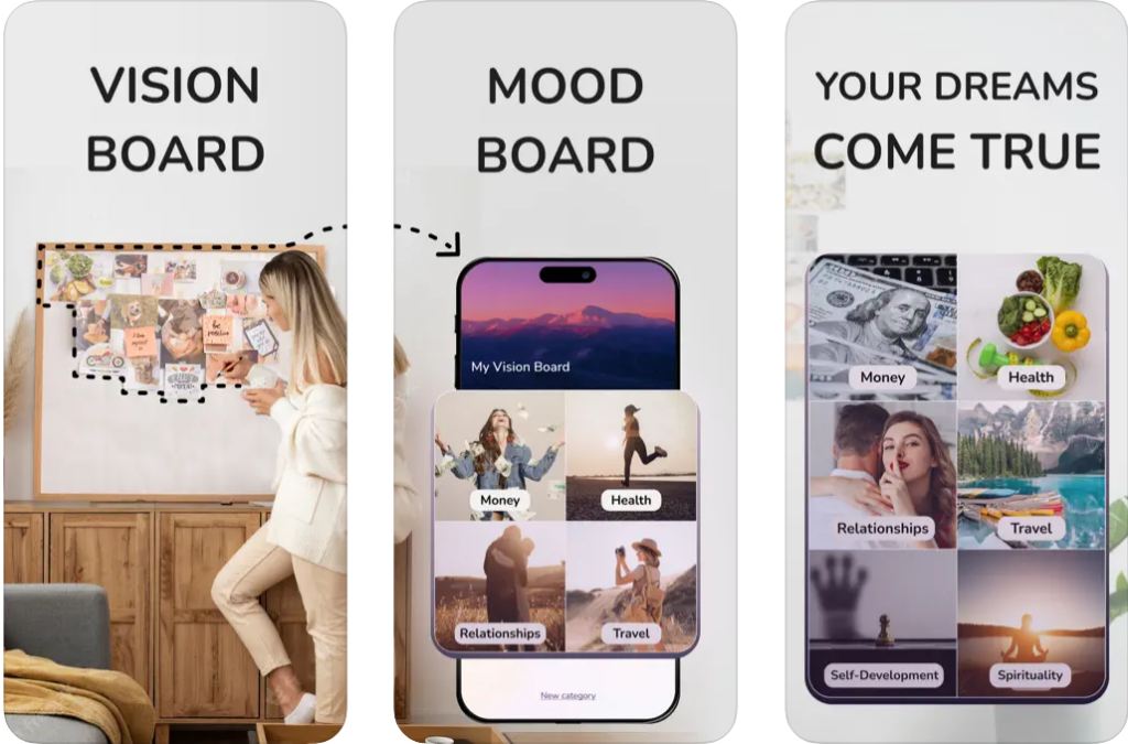 Reviewing the Top 5 Vision Board Apps for iPhone and Android in 2022 —  Thrive Lounge